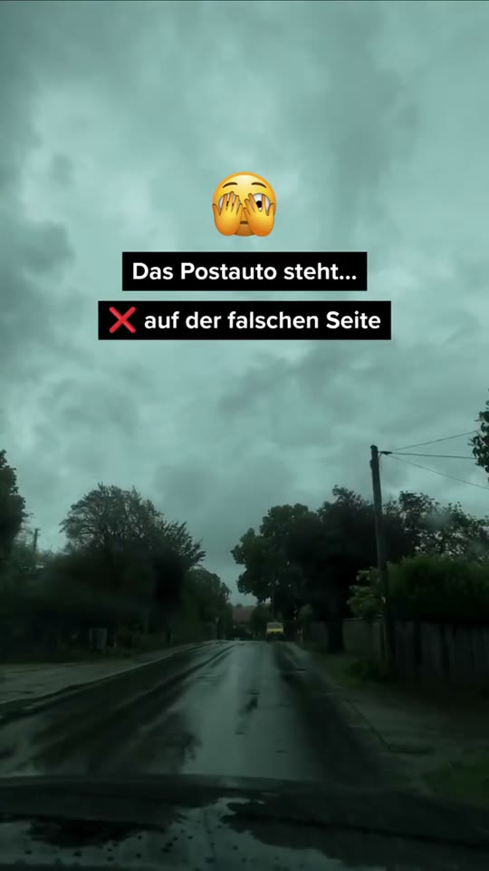 Vorschau des FahrPuls-Reels über ein haltendes Postauto.